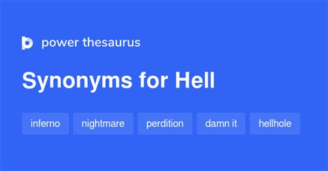 hell synonyms